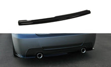 Laden Sie das Bild in den Galerie-Viewer, Maxton Design Mittlerer Diffusor Heck Ansatz passend für BMW 3er E92 M Paket schwarz Hochglanz