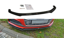 Laden Sie das Bild in den Galerie-Viewer, Maxton Design Front Ansatz passend für V.1 Audi A5 F5 S-Line schwarz Hochglanz