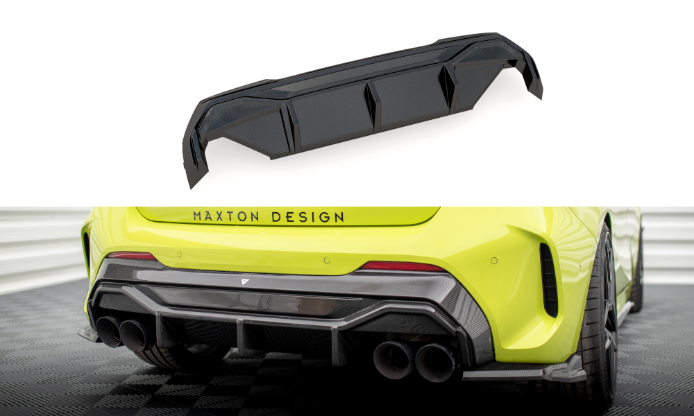 Maxton Design Carbon Fiber Diffusor Heck Ansatz V.1 für BMW 1er F40 M-Paket/ M135i