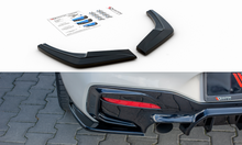 Laden Sie das Bild in den Galerie-Viewer, Maxton Design Heck Ansatz Flaps Diffusor passend für BMW 1er F20 Facelift M-power schwarz Hochglanz