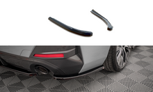 Laden Sie das Bild in den Galerie-Viewer, Maxton Design Heck Ansatz Flaps Diffusor V.1 für BMW 4er Gran Coupe M-Paket G26 schwarz Hochglanz