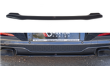 Maxton Design Mittlerer Diffusor Heck Ansatz passend für BMW X4 M-Paket G02 schwarz Hochglanz