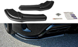 Maxton Design Heck Ansatz Flaps Diffusor passend für Mercedes A W176 AMG Facelift schwarz Hochglanz