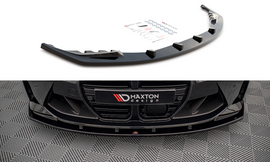 Maxton Design Front Ansatz V.1 für BMW M4 G82 / M3 G80 schwarz Hochglanz