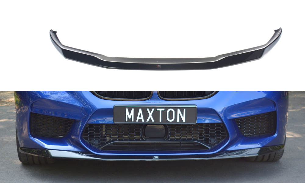 Maxton Design Front Ansatz passend für V.1 BMW M5 F90 schwarz Hochglanz