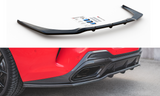 Maxton Design Mittlerer Diffusor Heck Ansatz passend für DTM Look Bmw M850i G15 schwarz Hochglanz