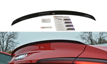 Laden Sie das Bild in den Galerie-Viewer, Maxton Design Spoiler CAP passend für Audi A5 S-Line F5 Coupe schwarz Hochglanz