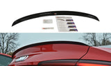 Maxton Design Spoiler CAP passend für Audi A5 S-Line F5 Coupe schwarz Hochglanz