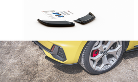 Maxton Design Heck Ansatz Flaps Diffusor passend für Audi A1 S-Line GB schwarz Hochglanz