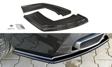 Laden Sie das Bild in den Galerie-Viewer, Maxton Design Heck Ansatz Flaps Diffusor passend für BMW X6 F16 M Paket schwarz Hochglanz