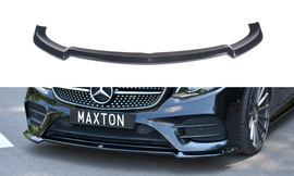 Maxton Design Front Ansatz passend für V.2 Mercedes-Benz E-Klasse W213 Coupe (C238) AMG-Line schwarz Hochglanz