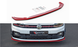 Maxton Design Front Ansatz passend für V.2 VW POLO MK6 GTI
