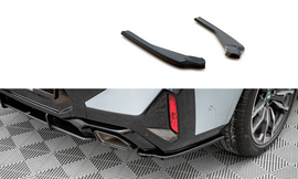 Maxton Design Heck Ansatz Flaps Diffusor für BMW X4 M-Paket G02 Facelift schwarz Hochglanz