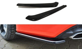 Maxton Design Heck Ansatz Flaps Diffusor passend für AUDI A7 S-LINE (FACELIFT) schwarz Hochglanz