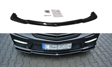 Laden Sie das Bild in den Galerie-Viewer, Maxton Design Front Ansatz passend für V.1 Mercedes E63 AMG W212  schwarz Hochglanz