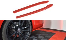 Maxton Design Heck Ansatz Flaps Diffusor passend für V.2 VW GOLF 7 R VARIANT FACELIFT