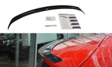 Maxton Design Spoiler CAP passend für Audi Q2 Mk.1 schwarz Hochglanz