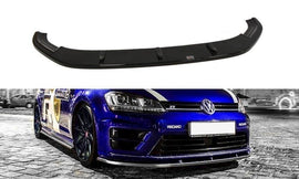 Maxton Design Front Ansatz passend für VW GOLF 7 R schwarz Hochglanz