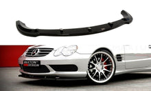 Laden Sie das Bild in den Galerie-Viewer, Maxton Design Front Ansatz passend für MERCEDES SL R230 AMG schwarz Hochglanz