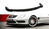 Maxton Design Front Ansatz passend für MERCEDES SL R230 AMG schwarz Hochglanz