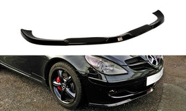 Maxton Design Front Ansatz passend für MERCEDES SLK R171 STANDARD STOßSTANGE schwarz Hochglanz