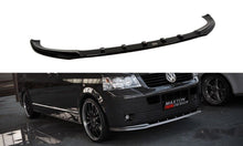 Laden Sie das Bild in den Galerie-Viewer, Maxton Design Front Ansatz passend für VW T5 (vor Facelift) schwarz Hochglanz