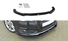 Laden Sie das Bild in den Galerie-Viewer, Maxton Design Front Ansatz passend für V.1 Audi S3 8P FL schwarz Hochglanz