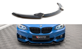 Maxton Design Front Ansatz V.2 für BMW 2 M-Paket F22 schwarz Hochglanz