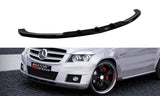 Maxton Design Front Ansatz passend für MERCEDES GLK W204 (FÜR STANDARD STOßSTANGE) schwarz Hochglanz
