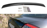 Maxton Design Spoiler CAP passend für Audi A4 S-Line B6 Limousine schwarz Hochglanz