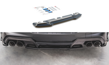 Laden Sie das Bild in den Galerie-Viewer, Maxton Design Mittlerer Diffusor Heck Ansatz für BMW M8  Gran Coupe F93 schwarz Hochglanz