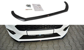 Maxton Design Front Ansatz passend für V.3 Ford Fiesta Mk8 ST / ST-Line schwarz Hochglanz
