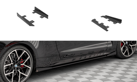 Maxton Design Side Flaps BMW 4er M-Paket G22 schwarz Hochglanz