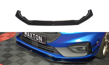 Laden Sie das Bild in den Galerie-Viewer, Maxton Design Front Ansatz passend für V.6 Ford Focus ST / ST-Line Mk4 schwarz Hochglanz
