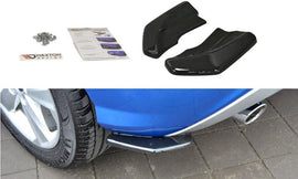 Maxton Design Heck Ansatz Flaps Diffusor passend für Audi Q2 Mk.1 schwarz Hochglanz