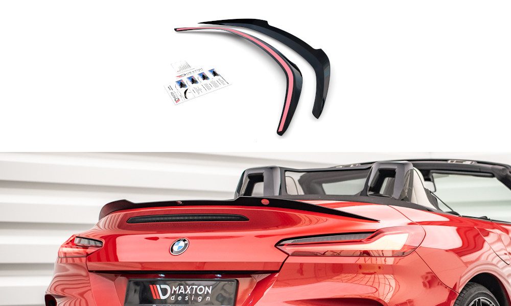 Maxton Design Spoiler CAP für BMW Z4 M-Paket G29 schwarz Hochglanz