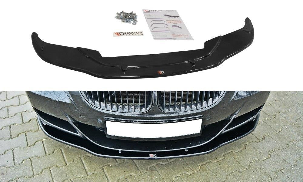 Maxton Design Front Ansatz passend für V.2 BMW M6 E63 schwarz Hochglanz