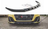 Maxton Design Front Ansatz passend für V.1 Audi A1 S-Line GB schwarz Hochglanz