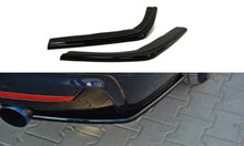 Laden Sie das Bild in den Galerie-Viewer, Maxton Design Heck Ansatz Flaps Diffusor passend für BMW 4er F32 M Paket schwarz Hochglanz