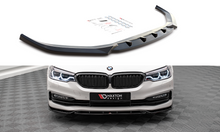 Laden Sie das Bild in den Galerie-Viewer, Maxton Design Front Ansatz V.2 für BMW 5er G30 schwarz Hochglanz