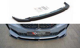 Maxton Design Front Ansatz passend für V.3 BMW 1er F40 M-Paket/ M135i  schwarz Hochglanz