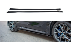 Maxton Design Seitenschweller Ansatz passend für BMW X5 G05 M Paket schwarz Hochglanz