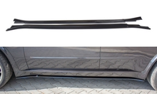 Laden Sie das Bild in den Galerie-Viewer, Maxton Design Seitenschweller Ansatz passend für BMW X5 E70 Facelift M Paket schwarz Hochglanz