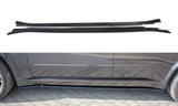 Maxton Design Seitenschweller Ansatz passend für BMW X5 E70 Facelift M Paket schwarz Hochglanz