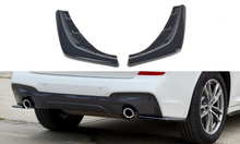Laden Sie das Bild in den Galerie-Viewer, Maxton Design Heck Ansatz Flaps Diffusor passend für BMW X3 G01 M Paket schwarz Hochglanz