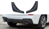 Maxton Design Heck Ansatz Flaps Diffusor passend für BMW X3 G01 M Paket schwarz Hochglanz