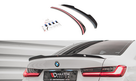 Maxton Design Spoiler CAP für BMW 3er G20 schwarz Hochglanz