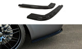 Maxton Design Heck Ansatz Flaps Diffusor passend für BMW 3er E92 M Paket schwarz Hochglanz