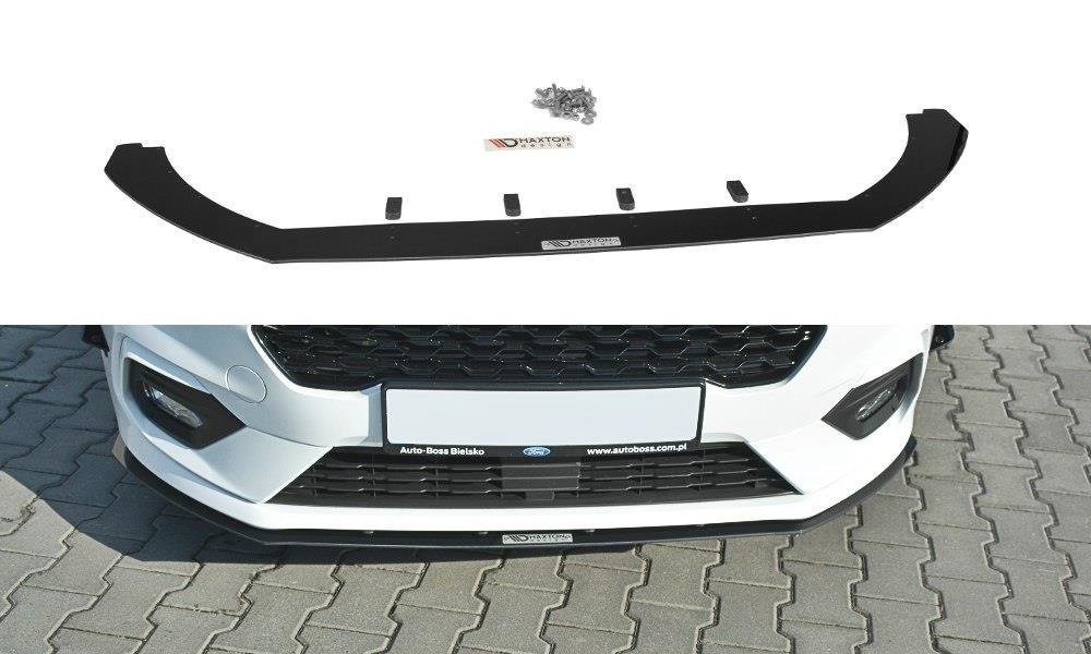 Maxton Design Front Sport Diffusor V.2 Ford Fiesta Mk8 ST / ST-Line schwarz Hochglanz