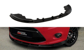 Maxton Design Front Ansatz passend für Ford Fiesta Mk7 schwarz Hochglanz